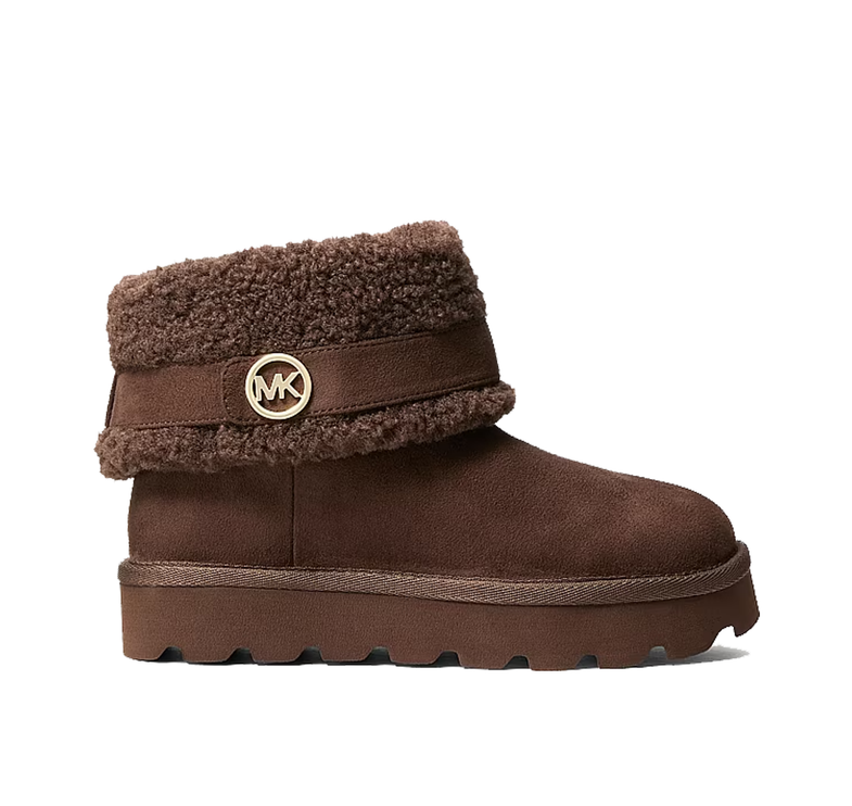 Michael Kors Women's Winnie Faux Shearling Boot Nutmeg