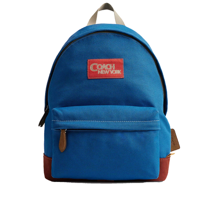 Coach Unisex Tyler Backpack Silver/Blue Multi