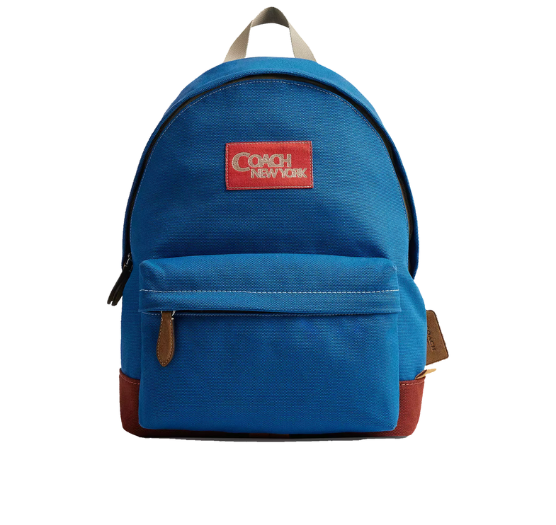 Coach Unisex Tyler Backpack Silver/Blue Multi