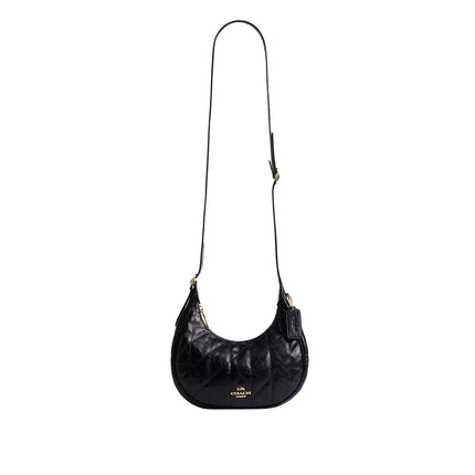 Coach Women's Emily Shoulder Bag With Quilting Gold/Black