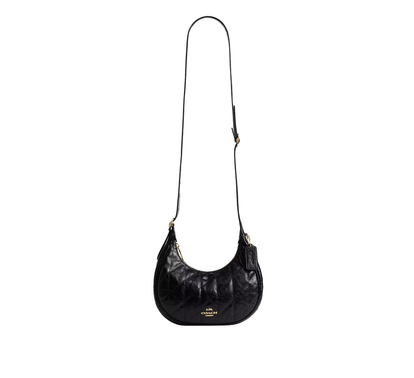 Coach Women's Emily Shoulder Bag With Quilting Gold/Black