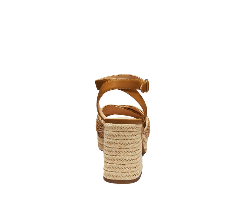 Coach Women's Block Heel Sandal Natural
