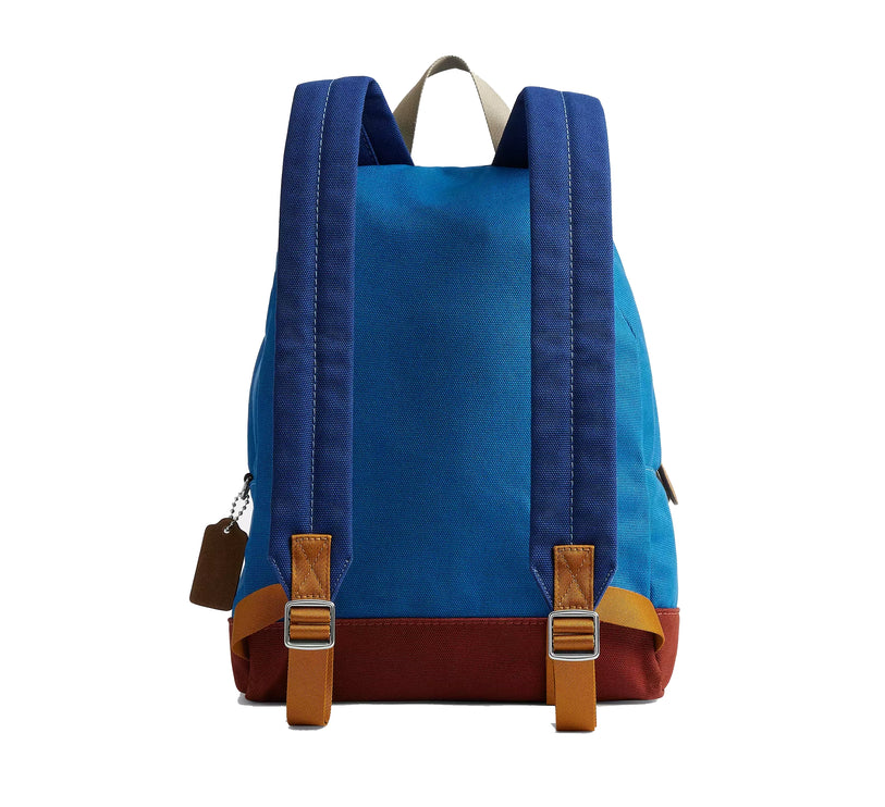 Coach Unisex Tyler Backpack Silver/Blue Multi