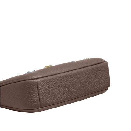 Coach Women's Nolita 19 With Rivets Gold/Dark Stone Multi