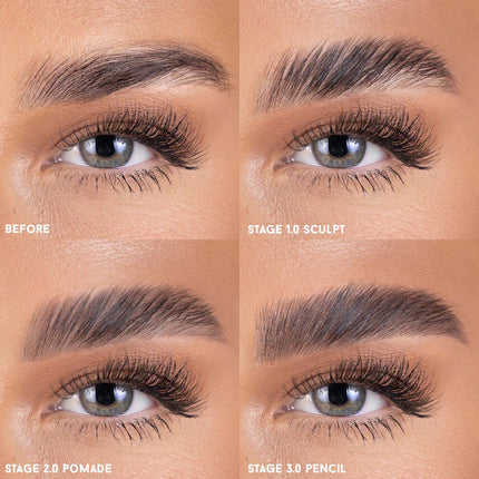 REFY 3.0 Stage Brow Collection- Sculpt, Pomade & Pencil