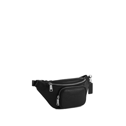 Coach Unisex Travis Belt Bag 30 Silver/Black