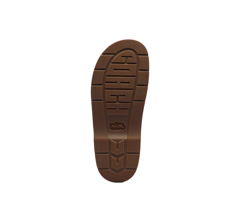 Coach Women's Sculpted C Fisherman Sandal Suede/Coconut