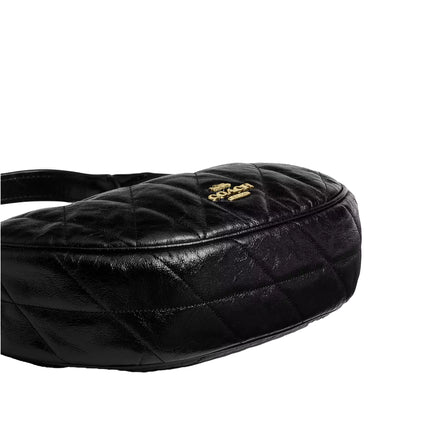Coach Women's Emily Shoulder Bag With Quilting Gold/Black