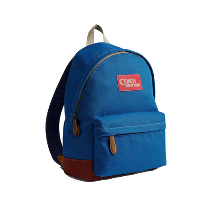 Coach Unisex Tyler Backpack Silver/Blue Multi