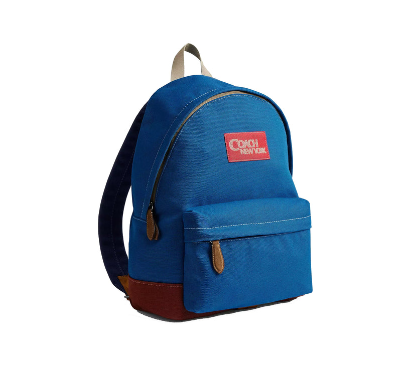Coach Unisex Tyler Backpack Silver/Blue Multi