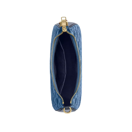 Coach Women's Teri Shoulder Bag In Signature Denim Gold/Indigo