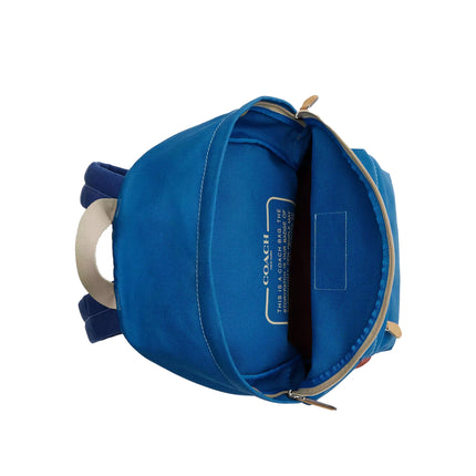 Coach Unisex Tyler Backpack Silver/Blue Multi