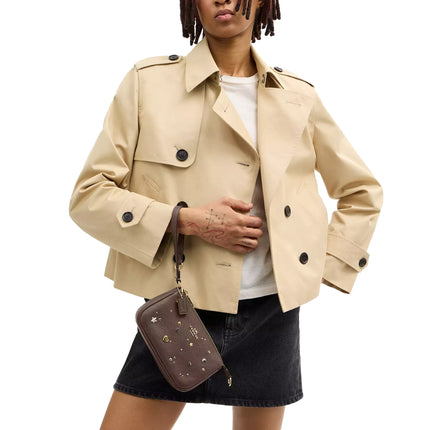 Coach Women's Nolita 19 With Rivets Gold/Dark Stone Multi