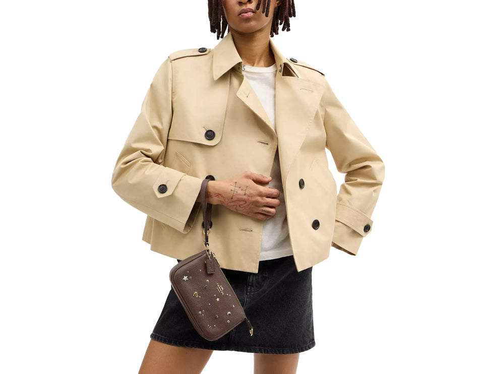 Coach Women's Nolita 19 With Rivets Gold/Dark Stone Multi