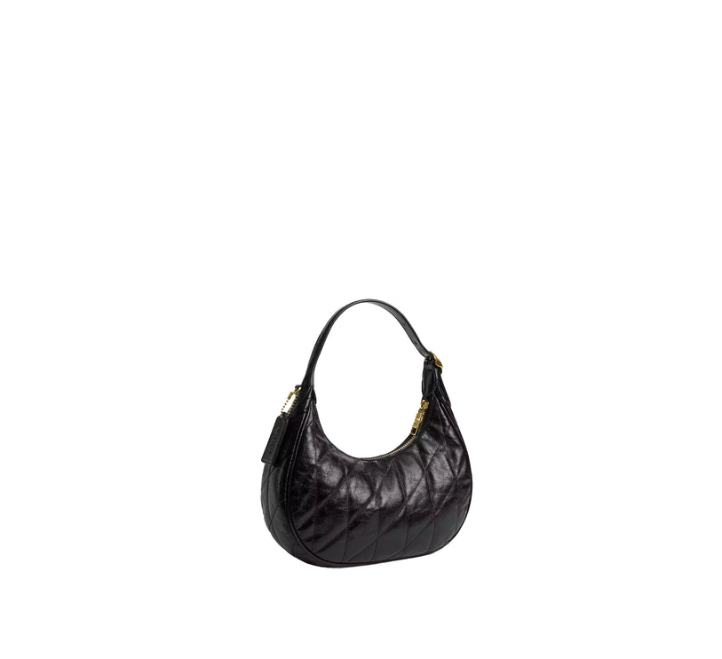 Coach Women's Emily Shoulder Bag With Quilting Gold/Black
