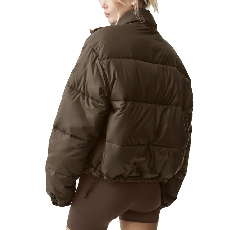 alo Women's Cold Front Puffer Jacket Espresso