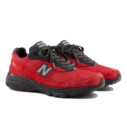 New Balance Made in USA 993 Team Red with True Red and Black Cement U9935CX
