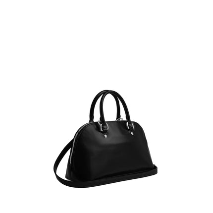 Coach Women's Lara Satchel Bag Silver/Black