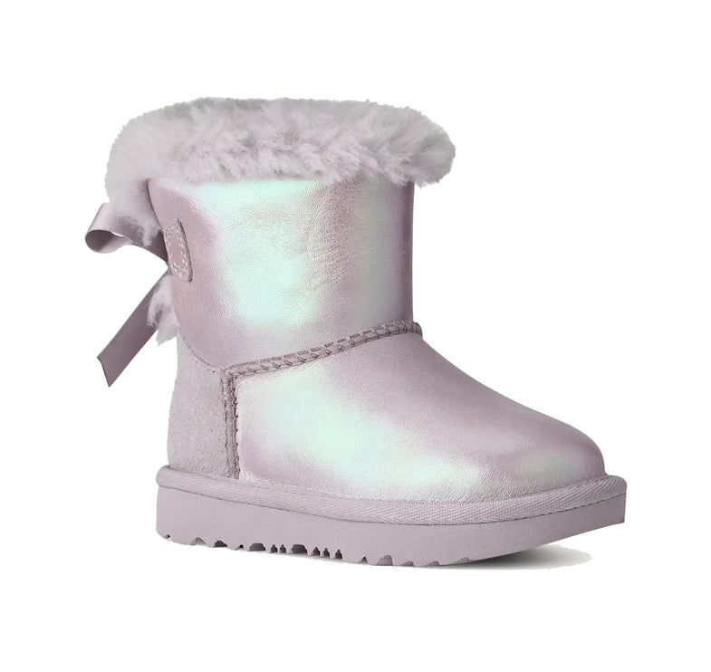 UGG Toddlers Mini Bailey Bow II Frosted Lavender Smoke