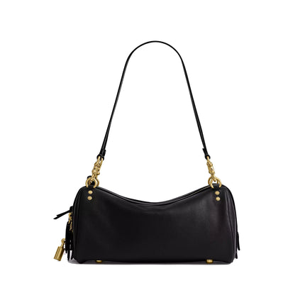 Coach Women's Rogue Shoulder Bag Brass/Black