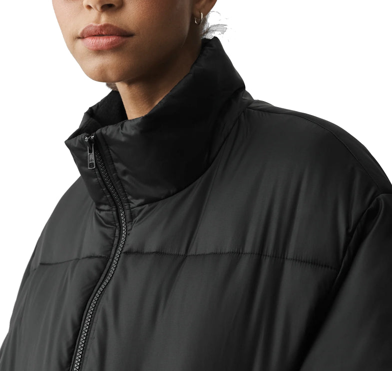 alo Women's Cold Front Puffer Jacket Black