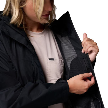 Columbia Women's Hikebound II Long Rain Jacket Black