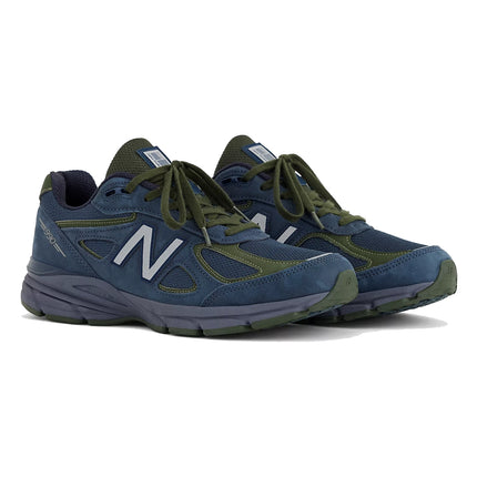 New Balance Made in USA 990v4 NB Navy with Meteorite and Kombu U990BG4