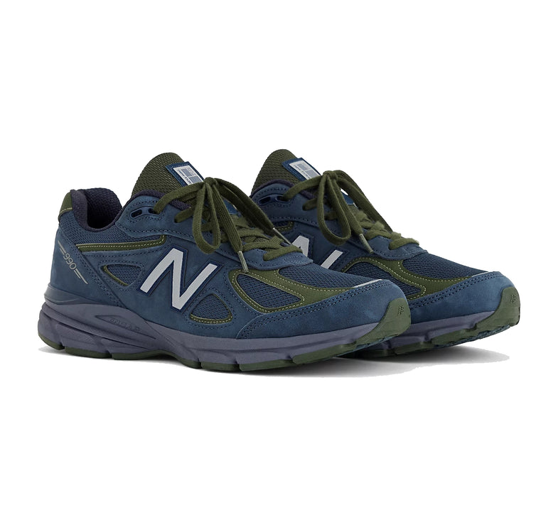 New Balance Made in USA 990v4 NB Navy with Meteorite and Kombu U990BG4