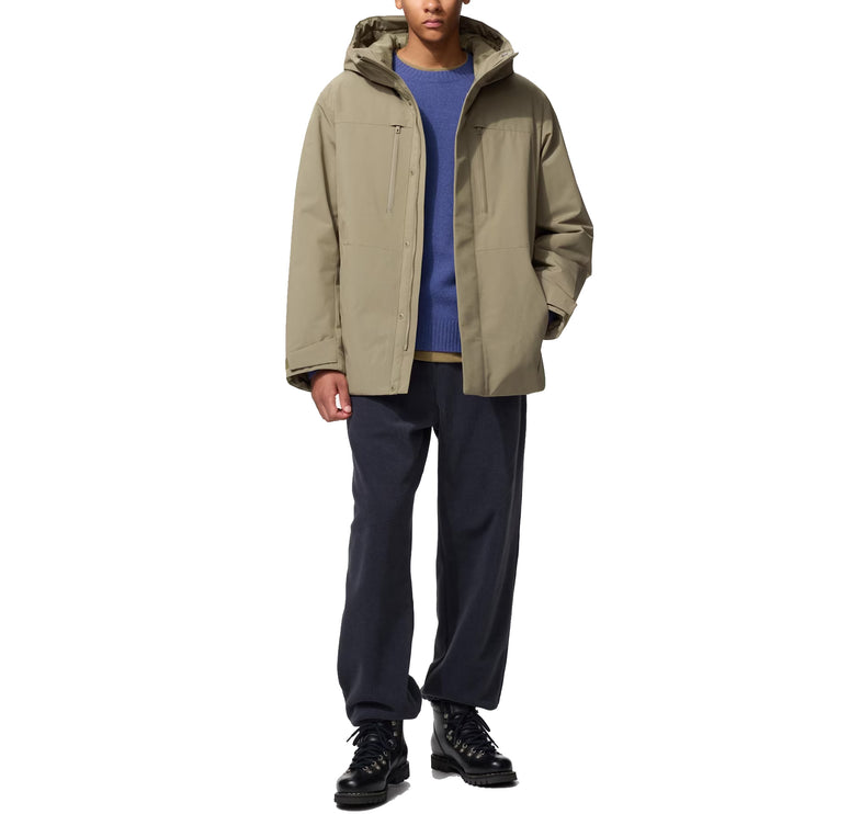 Uniqlo Unisex Hybrid Down Parka 32 Beige