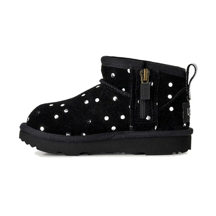 UGG Toddlers Classic Ultra Mini Shiny Dots Black