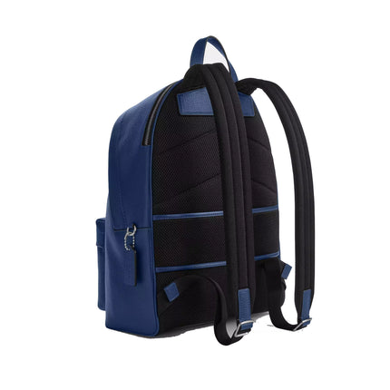 Coach Unisex Taylor Backpack Silver/Deep Blue