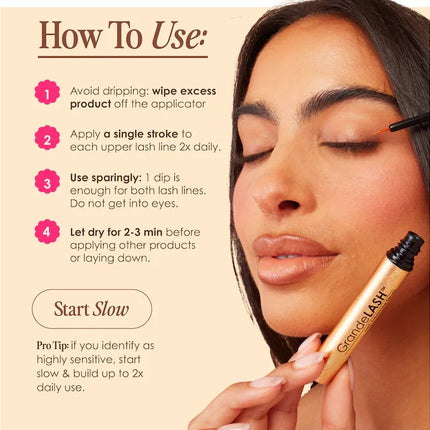 Grande Cosmetics GrandeLASH-MD Lash Enhancing Serum Mini Size 0.05 oz/1.5 mL