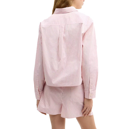 Coach Women's Cotton Button Down Pink/Multi