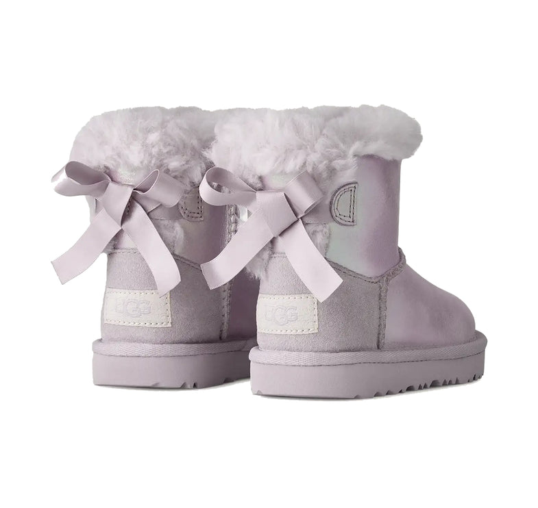 UGG Toddlers Mini Bailey Bow II Frosted Lavender Smoke
