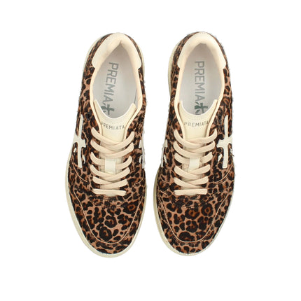 Premiata Women's Micol Sneakers Leopard Multi 7034