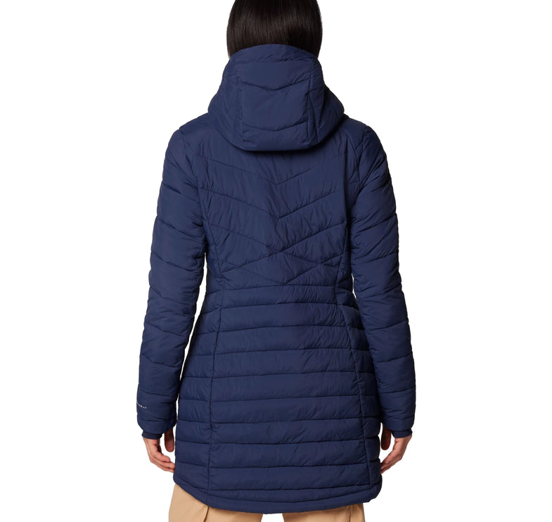 Columbia Women's Joy Peak II Mid Hooded Jacket Collegiate Navy