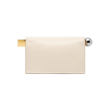 Jacquemus Women's The Rond Carré Clutch Light Ivory
