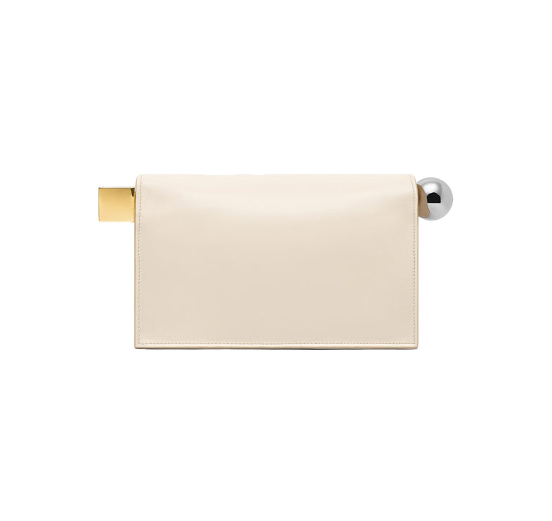 Jacquemus Women's The Rond Carré Clutch Light Ivory