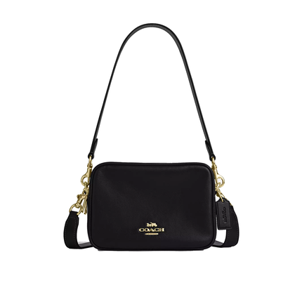 Coach Women's Mini Carey Crossbody Bag Gold/Black