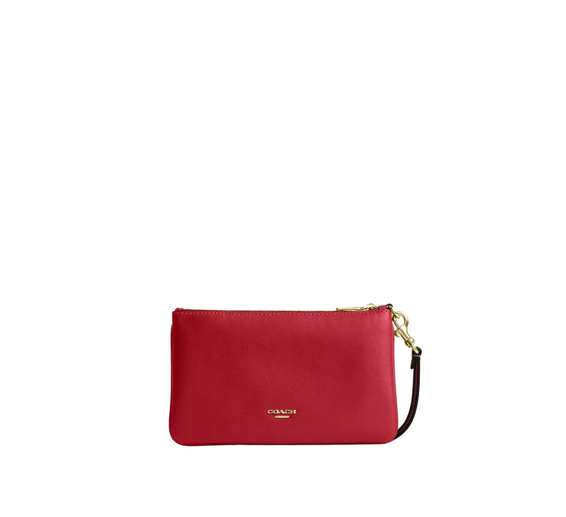 Coach Women's Ashton Wristlet Gold/Poppy
