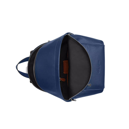 Coach Unisex Taylor Backpack Silver/Deep Blue