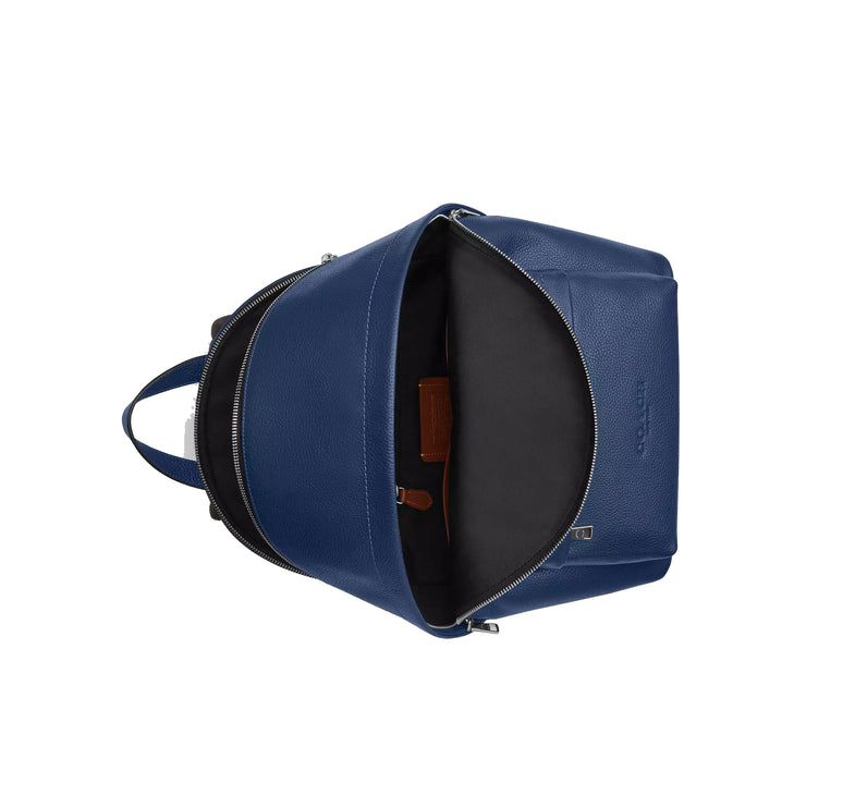 Coach Unisex Taylor Backpack Silver/Deep Blue