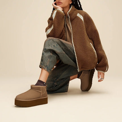 UGG Women's Classic Ultra Mini Platform Light Bronze