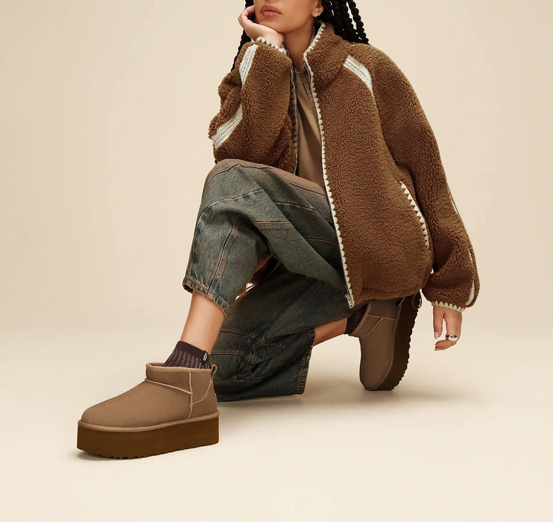 UGG Women's Classic Ultra Mini Platform Light Bronze