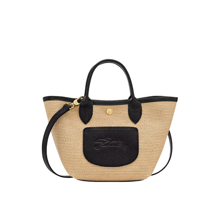 Longchamp Women's Le Pliage Collection XS Basket Bag Canvas Black