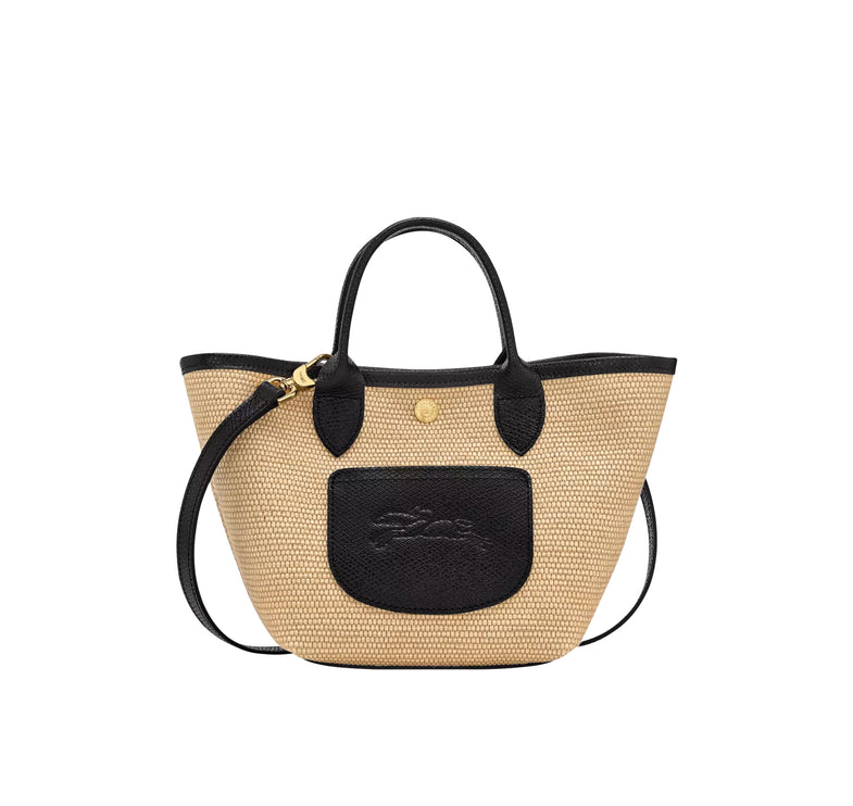 Longchamp Women's Le Pliage Collection XS Basket Bag Canvas Black