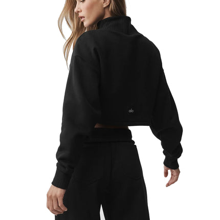 alo Women's Cropped Serenity Coverup Black