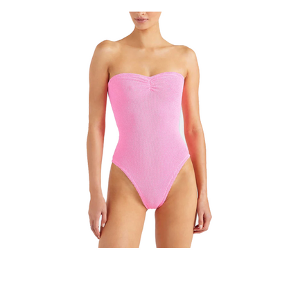 HUNZA G Women's Brooke Swim Bubblegum