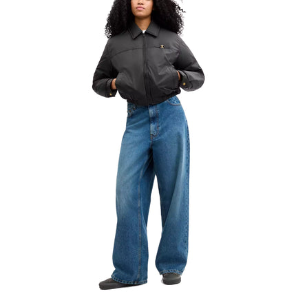 COACH Women's Heritage C Blouson Puffer Black