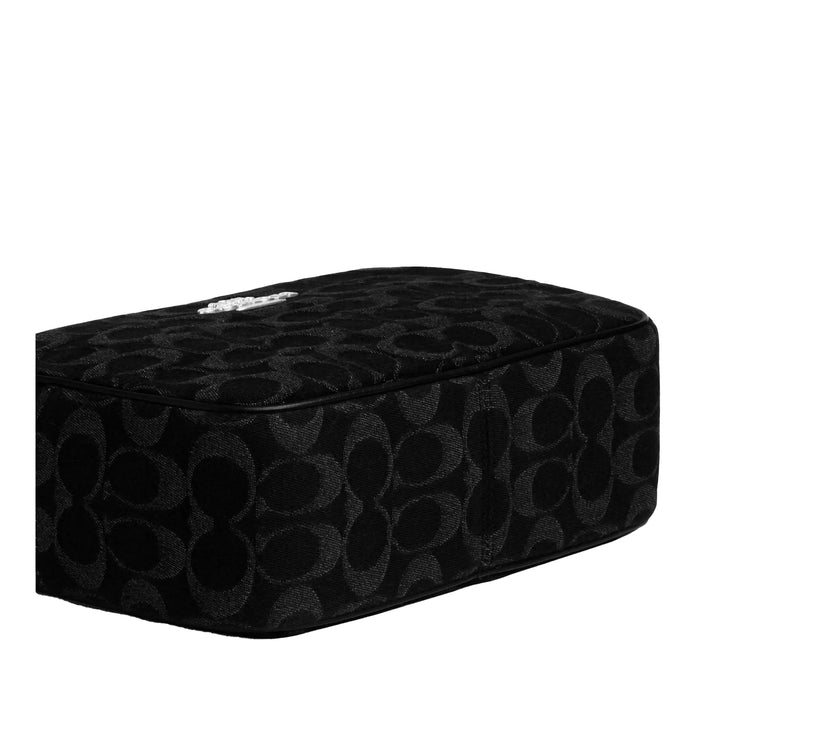 Coach Women's Jamie Camera Bag In Signature Denim Silver/Black